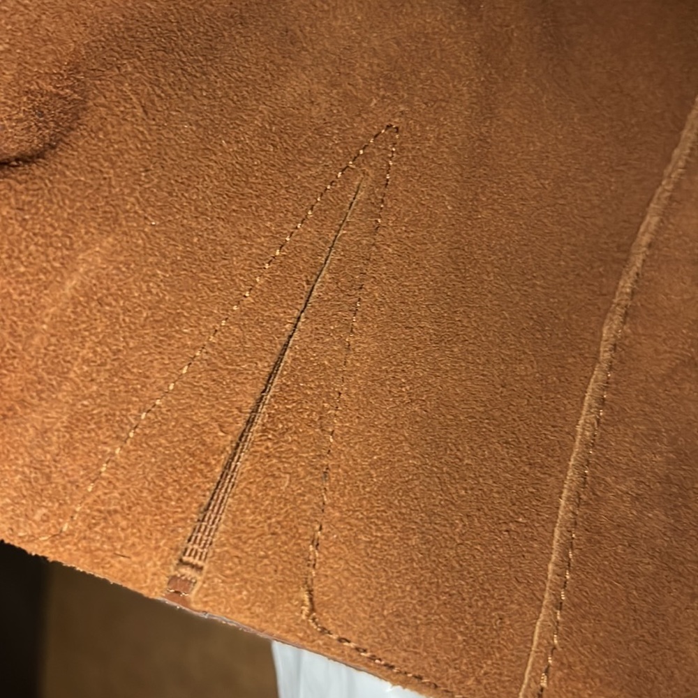 NEW Charles David Nelson 9.5 M Tall Western Suede Leather Boot Brown, Chestnut - Picture 6 of 6